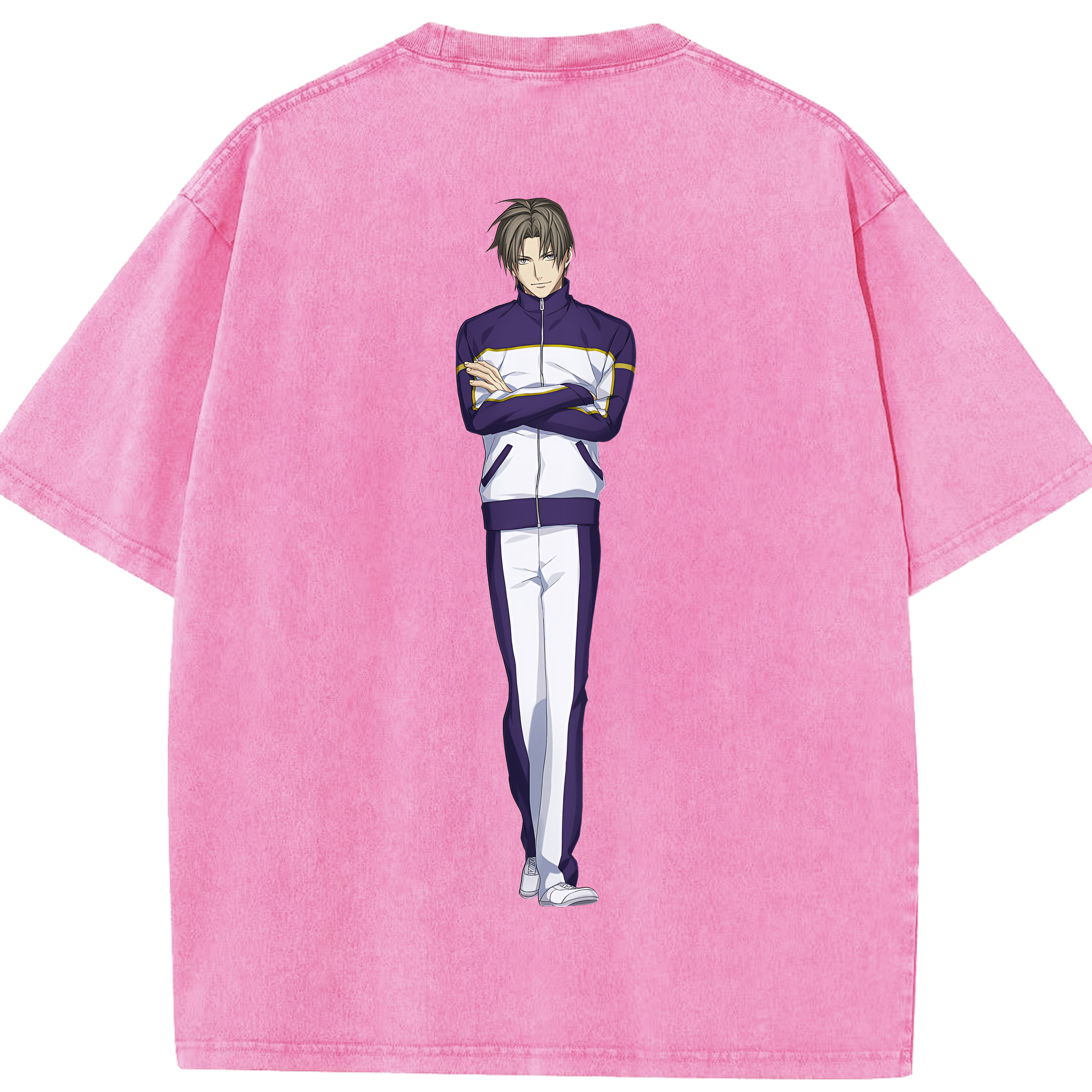 （画像用） 刀剣乱舞 Touken Ranbu 綿100% ヴィンテージ風 半袖Tシャツ（背面プリント）